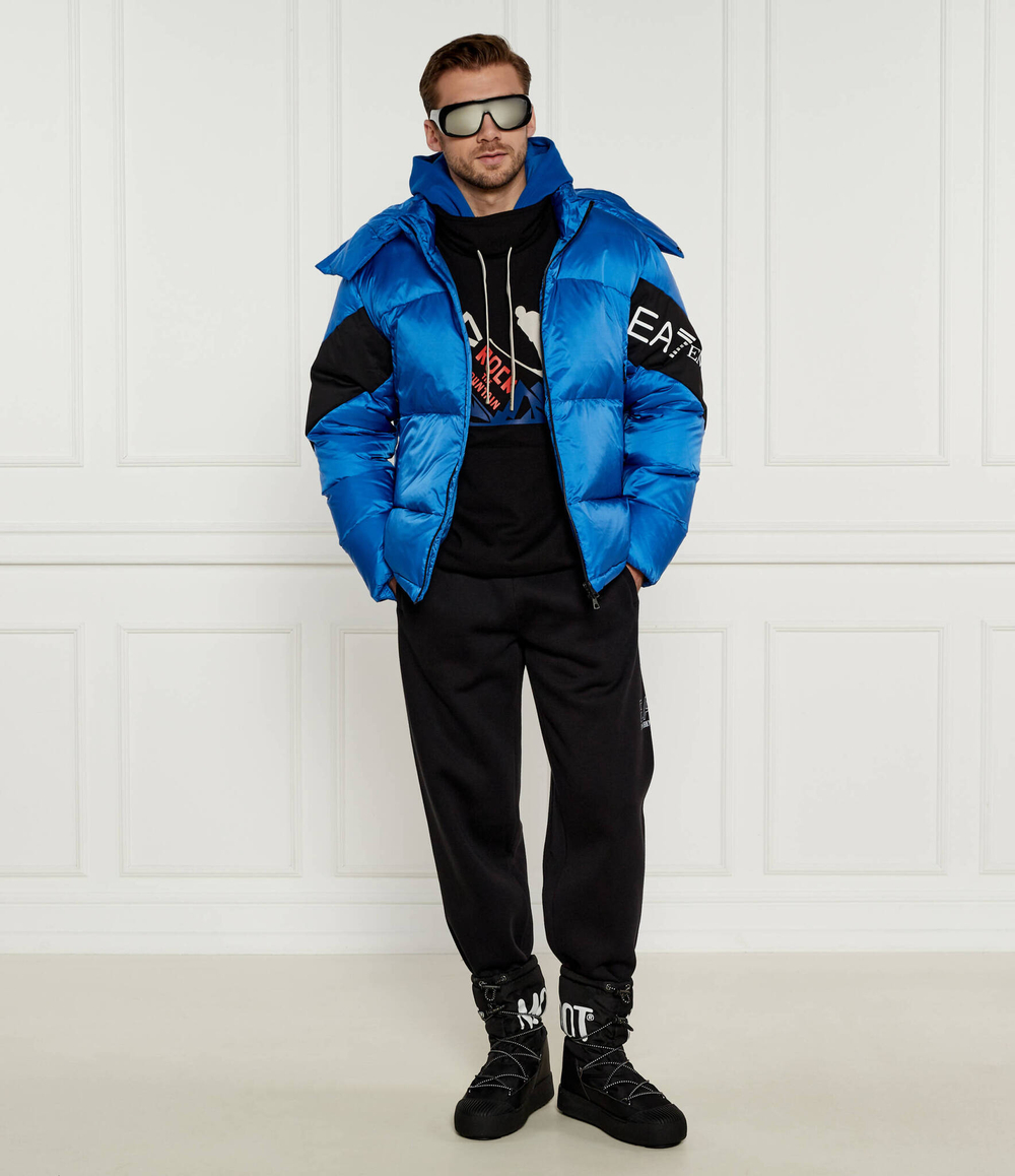 Пуховая куртка EA7 - голубой(6DPB33 PNEOZ)