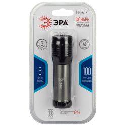 Светодиодный фонарь ЭРА UB-603 ручной на батарейках 3W