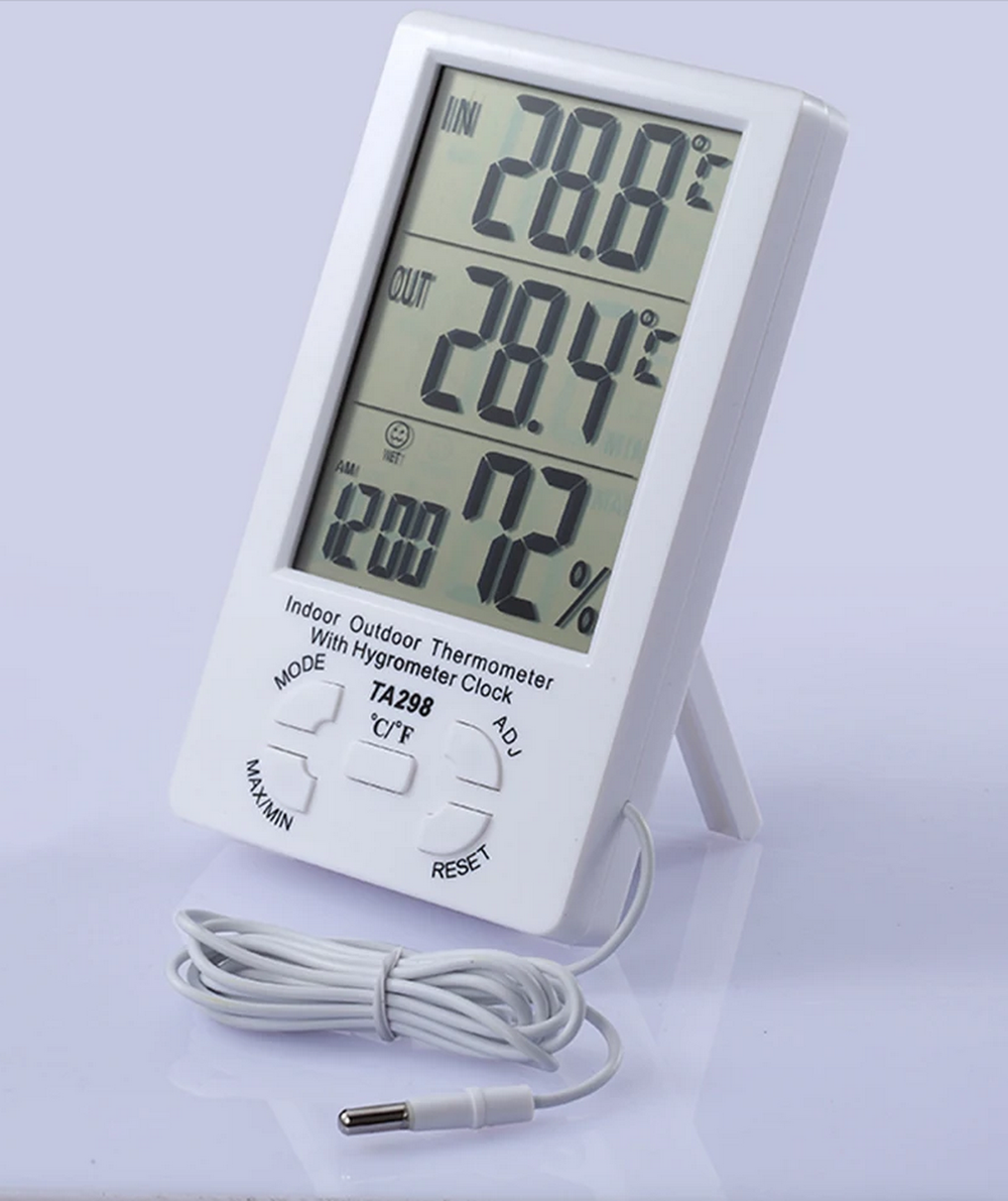 Часы-метеостанция с гигрометром KTj TA298 с out датчиком