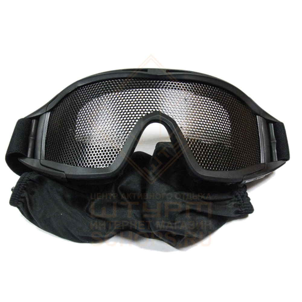 Маска защитная Tacgear Netting NVG сетчатая, Black
