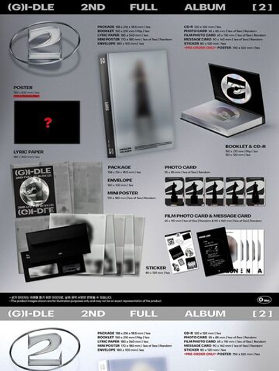 Альбом (G)I-DLE - 2 2nd Album RANDOM Version