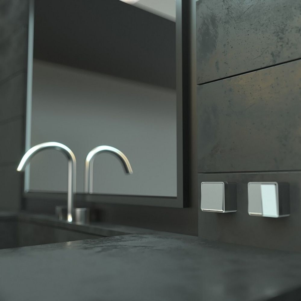 Выключатель одноклавишный Werkel Gallant (серебряный) W5010006