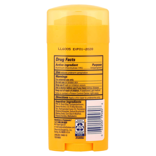 Arm & Hammer, UltraMax™, твёрдый дезодорант-антиперспирант, без запаха, 73 г (2,6 унции)