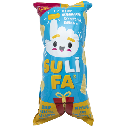 Кукурузные палочки Sulifa мальчик 80 гр