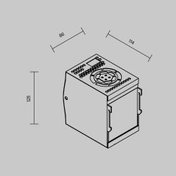 Блок питания 480W 48V Maytoni   831002