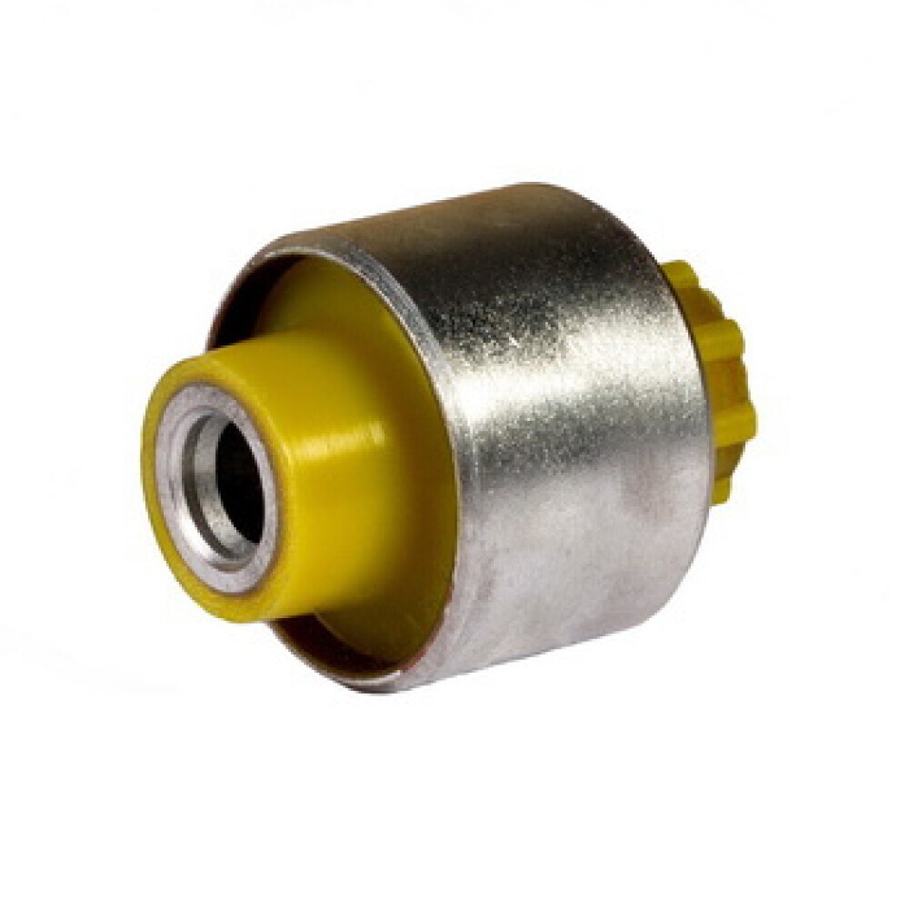 Полиуретановый сайлентблок задней подвески, ступицы, нижний (1 шт.), Точка опоры.18-06-1918