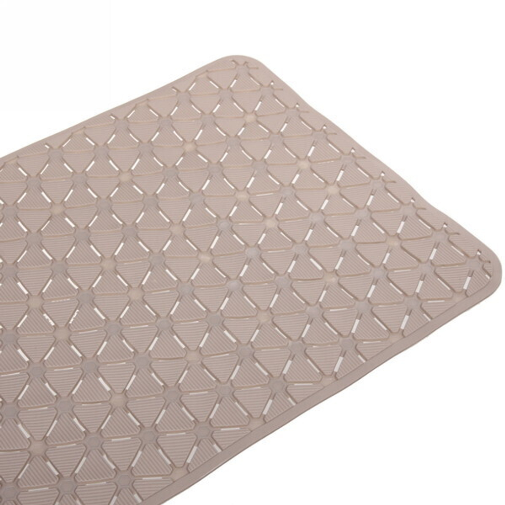 Коврик в ванну Селфи 68х37 ПВХ Фиджи бежевый