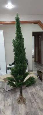 Искусственная елка на ножке «Николь» (Литая хвоя) 180 см / 1,8 м