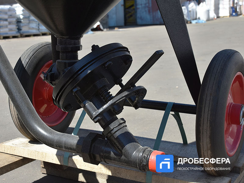 Пескоструйный аппарат PST-PS-200-2 с шиберным дозатором