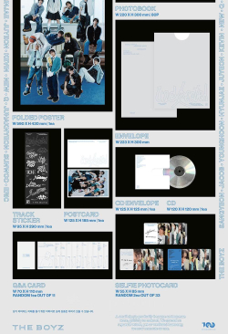 Альбом THE BOYZ - UNEXPECTED 3rd Album 3 Version SET