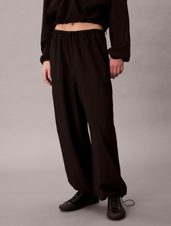 Брюки Calvin Klein Woven Parachute Pants Black