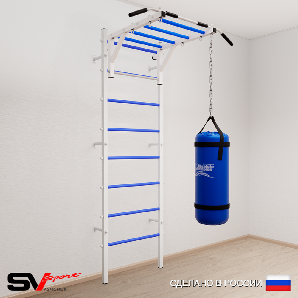 Шведская стенка Sv Sport 5202 (Турник рукоход/Цепь/Мешок 22кг)