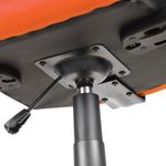 Кресло игровое Helmi HL-S12 "Mini", экокожа/ткань, черная/оранжевая