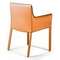 Стул с подлокотниками Barrie оранжевая кожа