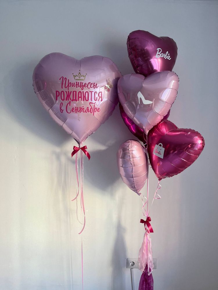 Воздушные шары Барби Barbie №3810