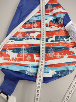 Рюкзак с зимним принтом