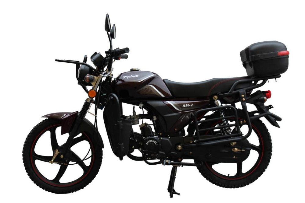Мопед Regulmoto Alpha (RM-2), Черный (без кофра)