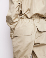 Комбинезон из шелка Эрменеджильдо Дзенья бежевый