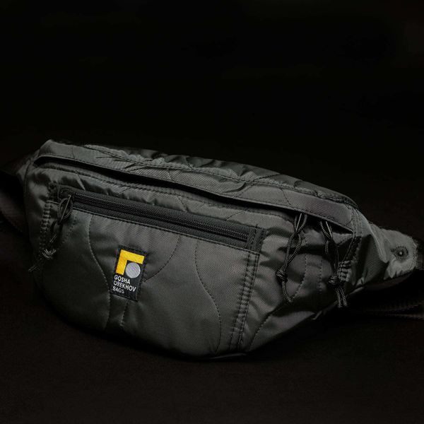 Сумка поясная Go Refrigi Waves Waist темно-серая - фото 7