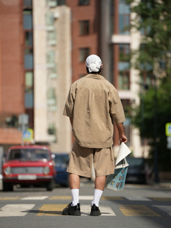 Шорты широкие | camel