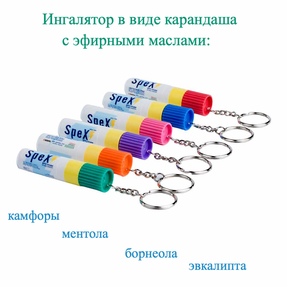 Ингалятор-брелок Burapha SpeX Inhaler for Nasal Congestion при заложенности носа 2 мл