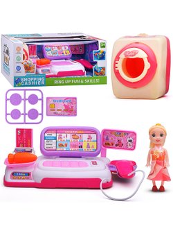 Игровая Касса Магазин игрушек со светом и звуком (888-47)