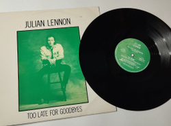 Винтажная виниловая пластинка LP Julian Lennon Too Late For Goodbyes (UK 1984) Maxi Single 45 RPM