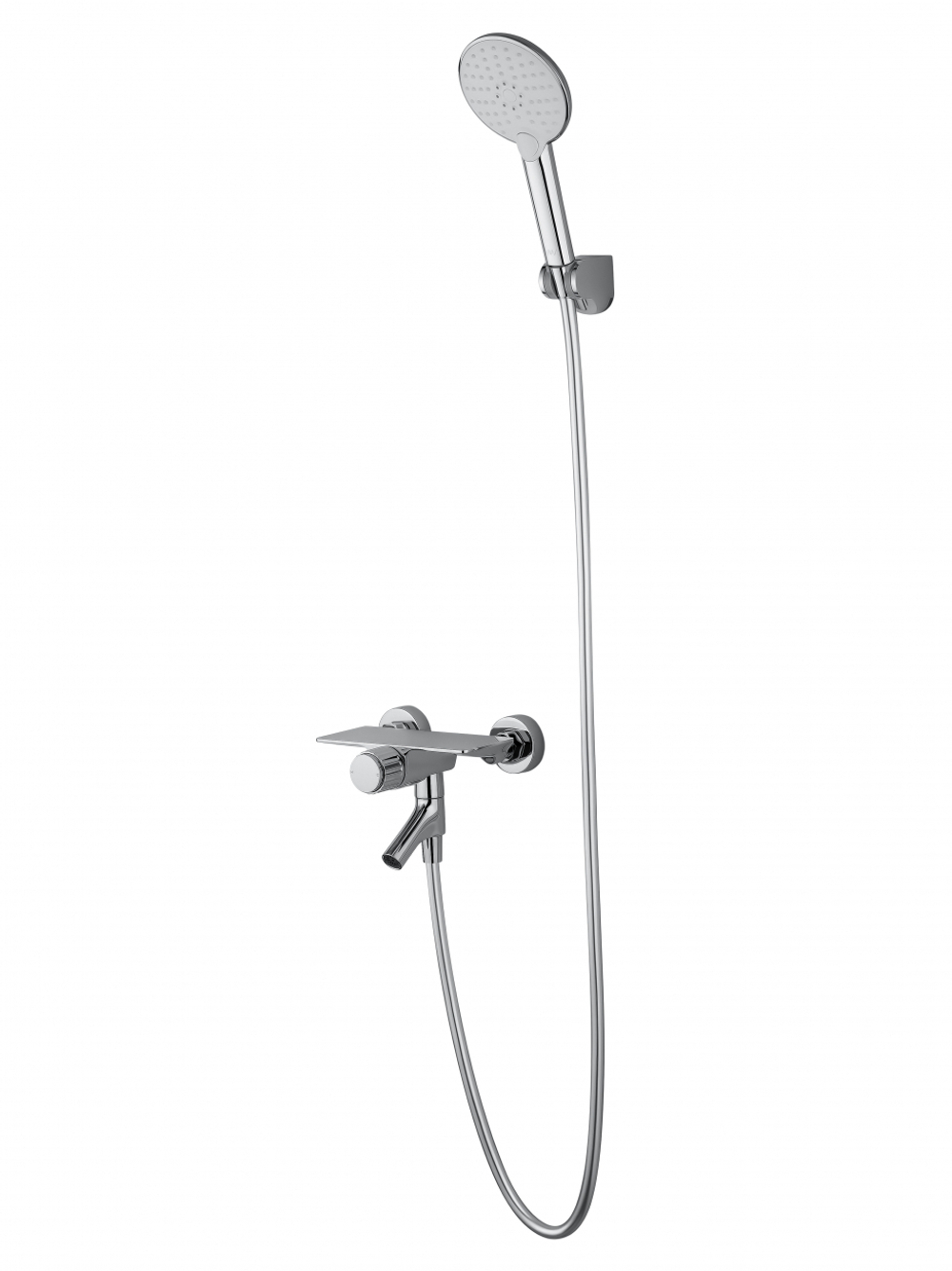 Смеситель для ванны с душем WONZON & WOGHAND CLICK, Хром (WW-FE05L221-CR)