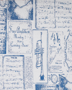 Гобелен Вивальди Кобальт