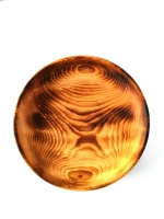 Деревянная сервировочная тарелка из кедра