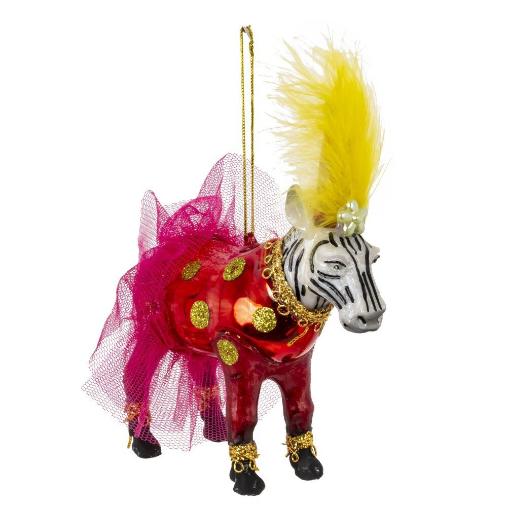 GAEM Украшение новогоднее "Зебра", L11,5 W4 H13 см