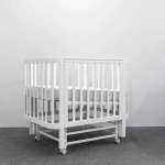 Кроватка детская Antemi Terra Light NEW с маятником НИК 17б белый