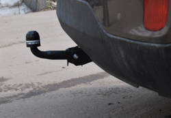 Фаркоп для Hyundai Santa Fe 2012-2018, Kia Sorento 2012-2015 Тип шара: A. Нагрузки: 2000/100 кг, KI 24