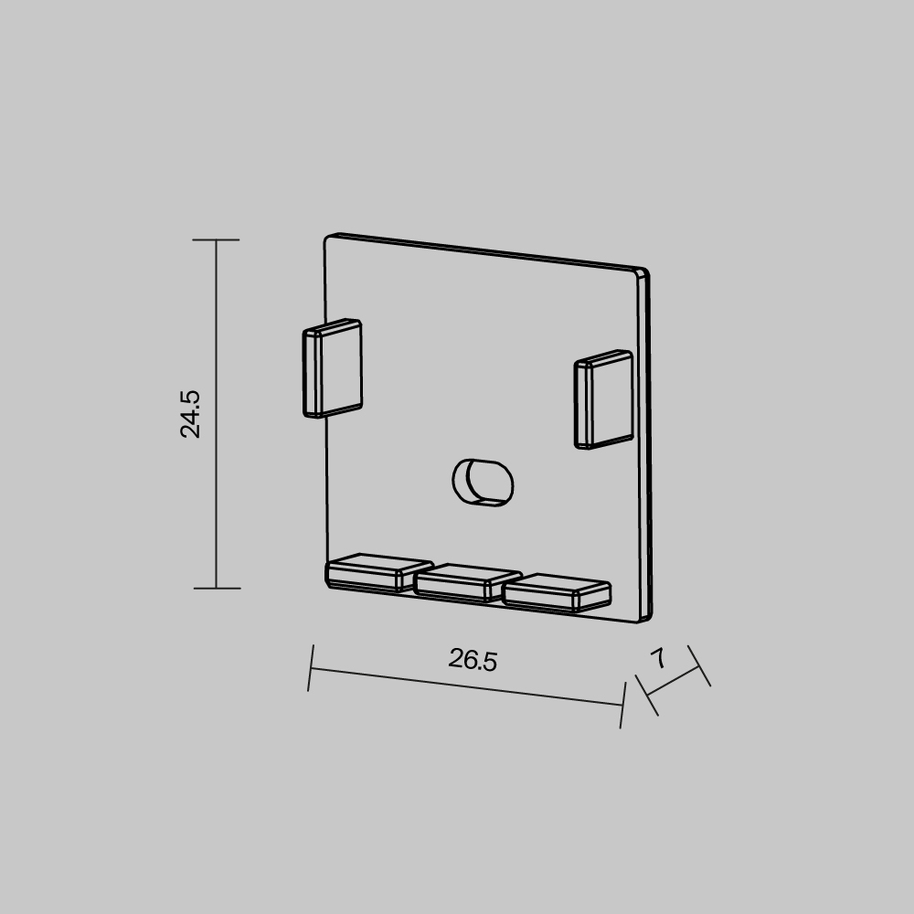 Комплектующие для профиля Led Strip 642001