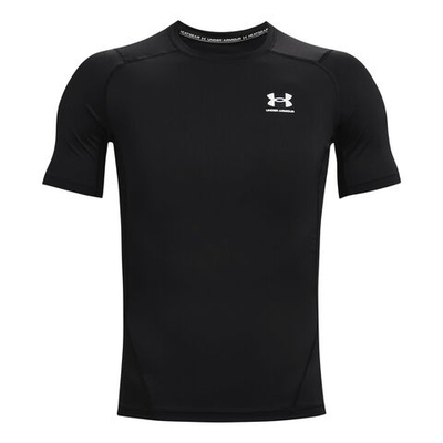 Мужское теннисное поло Under Armour Heatgear Armour T-Shirt Men - Black, White