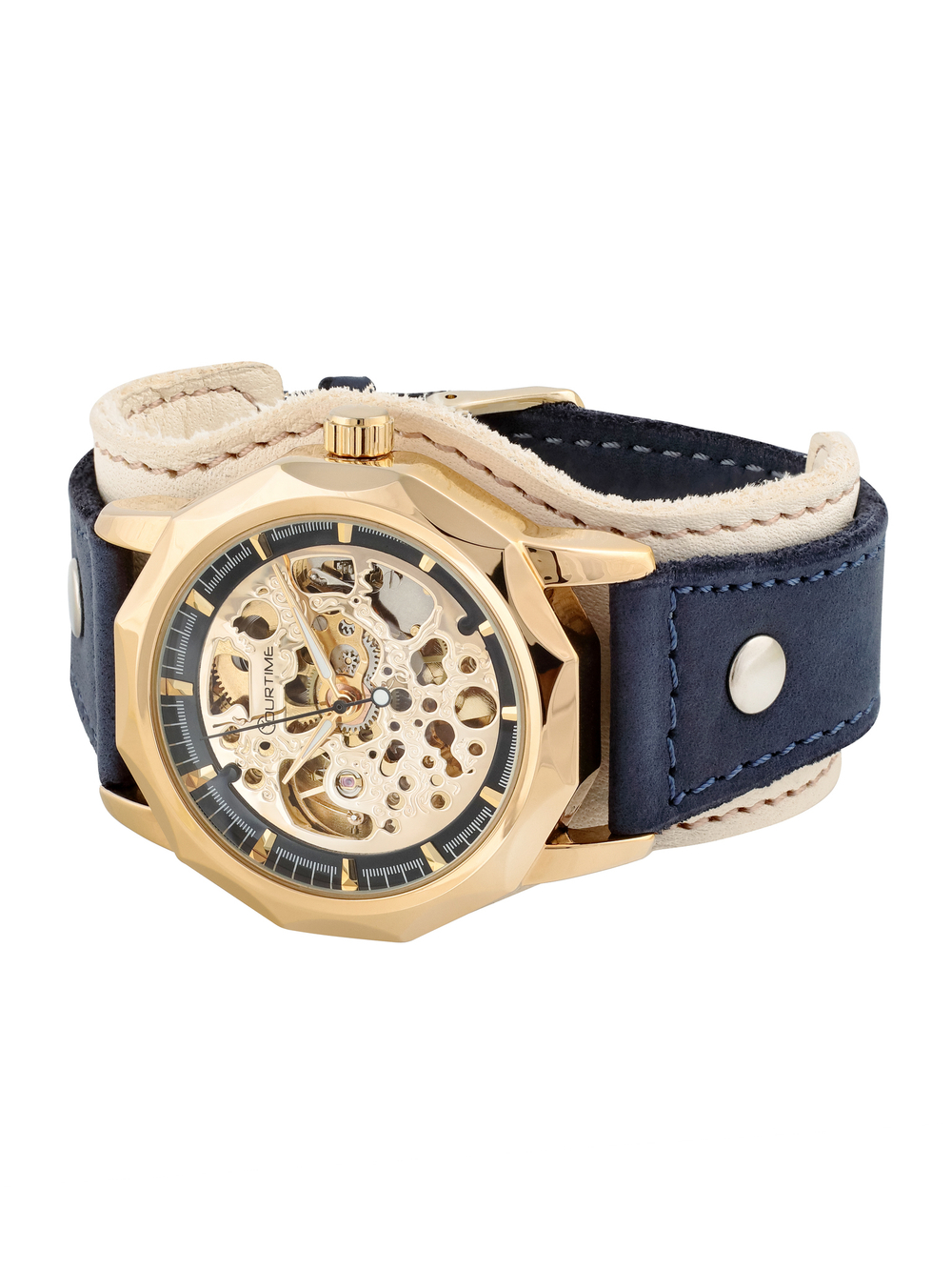 Часы скелетоны мужские механические Elegant YOURTIME