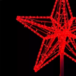 Светодиодная макушка "Кремлевская Звезда" 70 см., Красная, 220В, LTC (LC-13230)