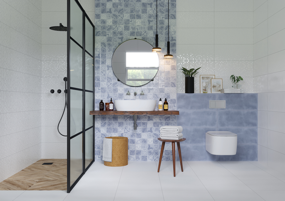 Folk blue wall 01 250х600 (1-й сорт)