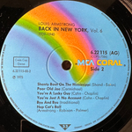 Louis Armstrong ‎– Back In N.Y. Vol. 6 (Германия 1975г.)
