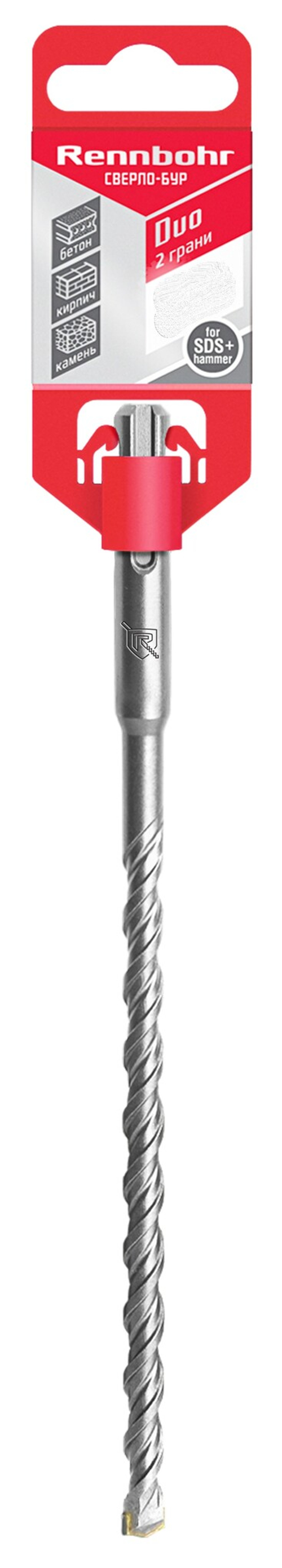 Cверло-бур по бетону SDS+ 30х460мм "Rennbohr Duo"