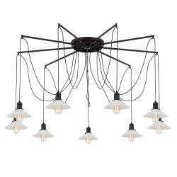 Citilux Эдисон CL451292 Люстра паук Венге