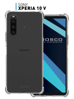 Чехол ROSCO для Sony Xperia 10 V (арт.10(V)-HARD-TPU-TRANSPARENT)