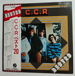 Винтажная виниловая пластинка LP Creedence Clearwater Revival C.C.R. Best 20 (Japan 1974) (Obi)