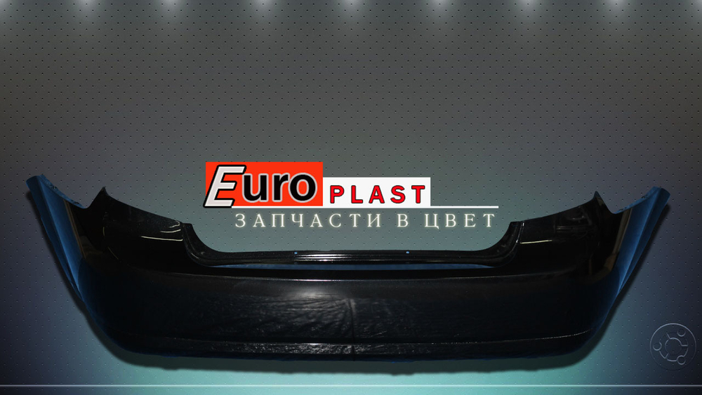 Задний бампер Chevrolet Lacetti седан черный