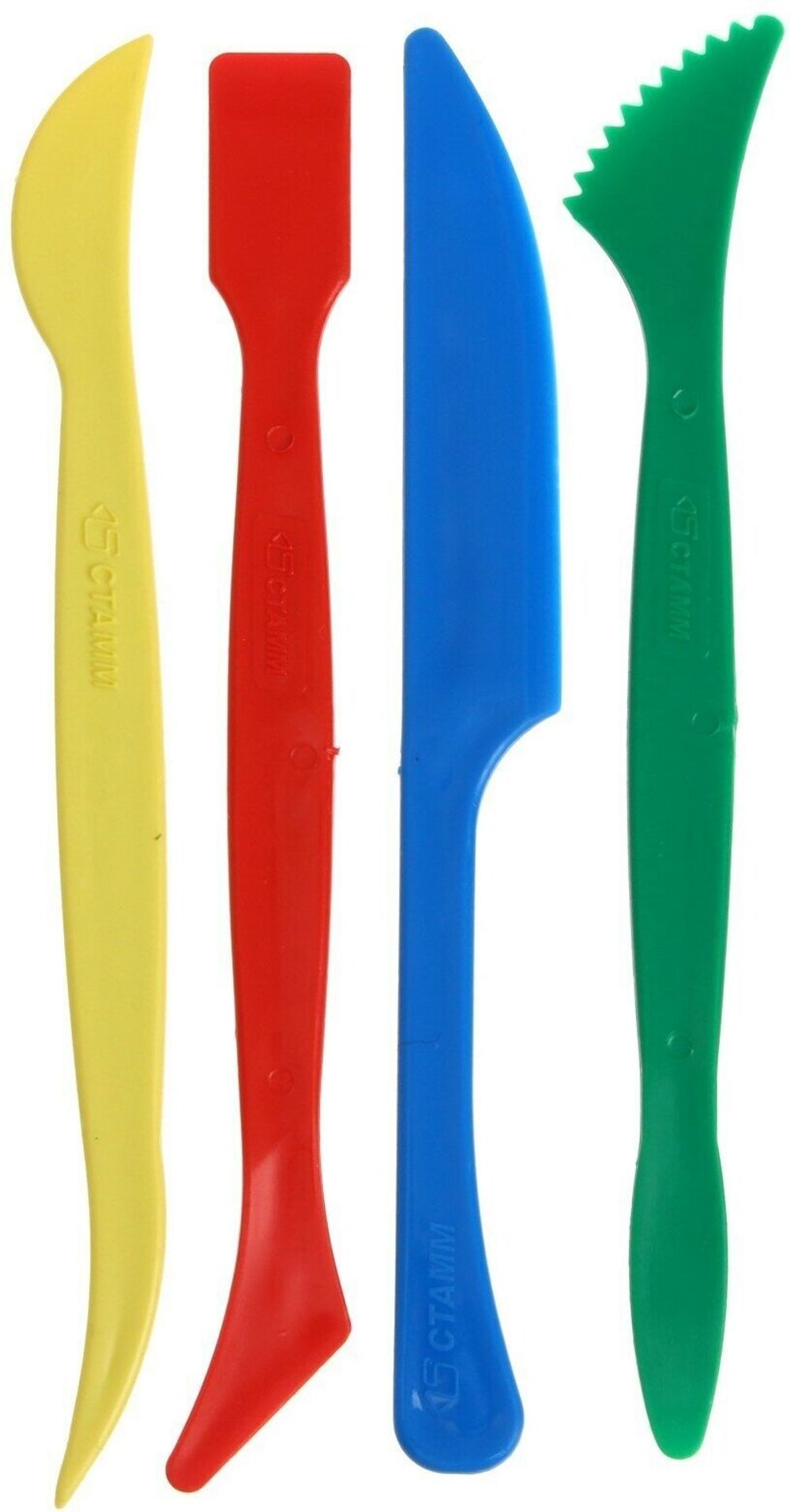 Стеки для лепки СТАММ, набор 4 штуки, НЛ12