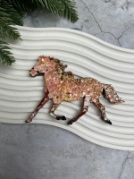 Новогодняя елочная игрушка Лошадка