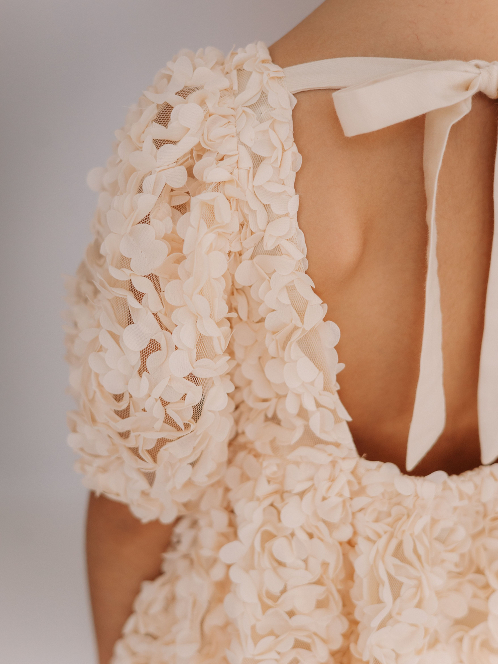 Платье "Camellia" Молоко