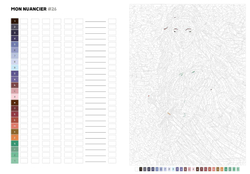 Раскраска по номерам Coloriages mystères - Romantasy, 112 стр.