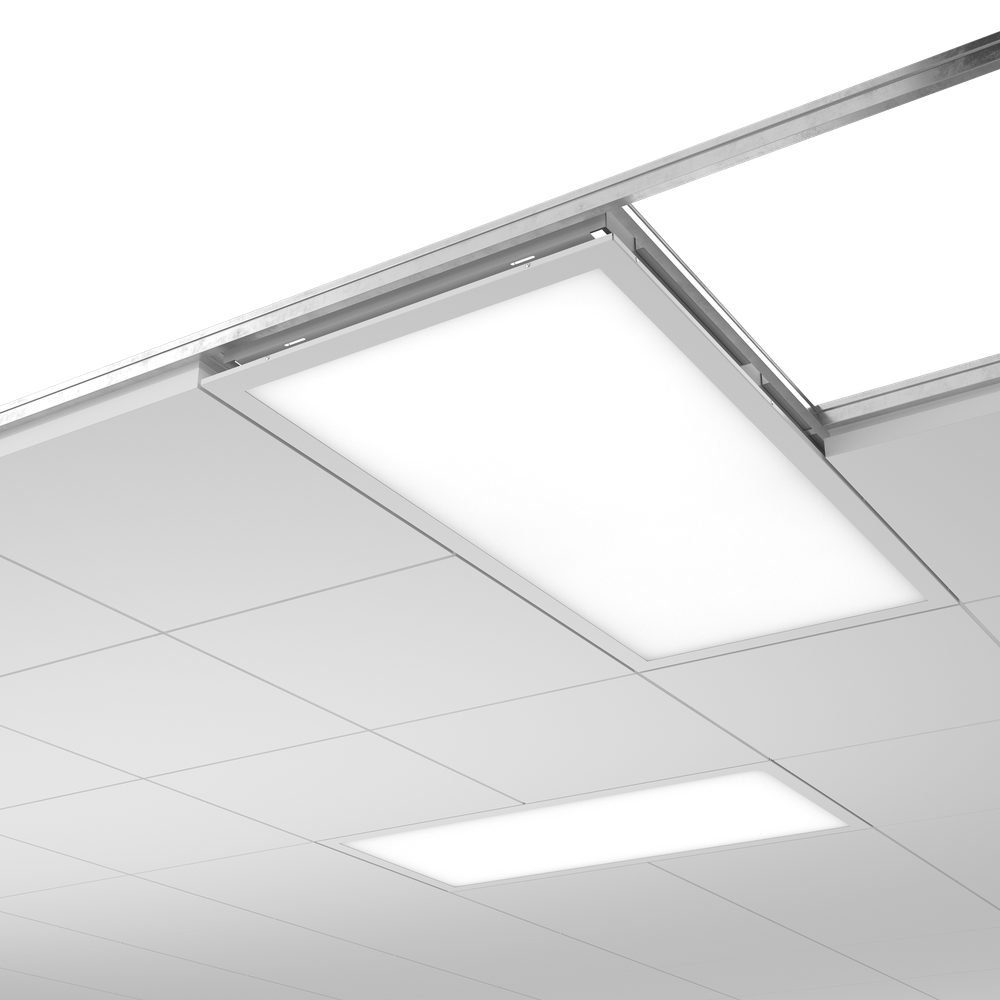 Светильник LED Geniled Office Rockfon Comfort 1200x600x70 90Вт 4000К 90Ra (равномерная засветка) Опал