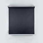 Штора рулонная полупрозрачная Лина 56x145 см, черный